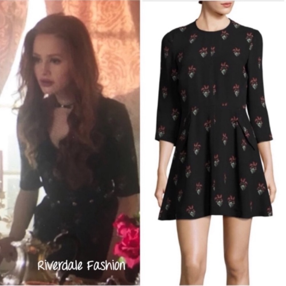 A.L.C. “Terry” Silk mini dress 0
